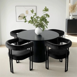 Mia Velvet Dining Chair with Arms (Set of 2)