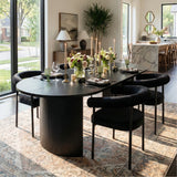 Dwen & New York 79" Oval Dining Table Set for 4 (5-Piece)