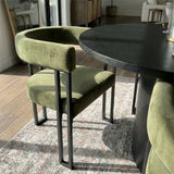 Dwen & Mia 79" Oval Dining Table Set for 4 (5-Piece)