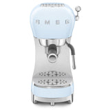Espresso coffee machine Retro-style Pastel blue Glossy