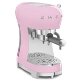 Espresso coffee machine Retro-style Pink Glossy