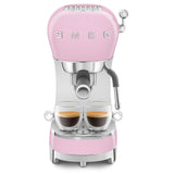 Espresso coffee machine Retro-style Pink Glossy