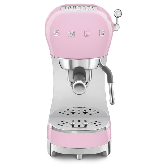 Espresso coffee machine Retro-style Pink Glossy