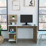 Tuhome Vilna 120 Writing Desk with Four Shelves, Modern and Functional Home Office Desk, Ideal for Study or Work