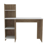 Tuhome Vilna 120 Writing Desk with Four Shelves, Modern and Functional Home Office Desk, Ideal for Study or Work