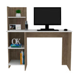 Tuhome Vilna 120 Writing Desk with Four Shelves, Modern and Functional Home Office Desk, Ideal for Study or Work