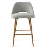 Edwin Boucle Upholstered Counter Stool (Set of 2)
