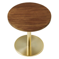 Viva Round Acacia Wood Side Table