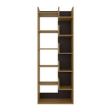 Clover 67" Tall Free Standing 6-Tier Bookcase with 11 Open Shelves, Vertical Storage Cabinet for Home Office and Living Room, Space-Saving Bookshelf Organizer for Decor, Books, Display and Modern Home Storage