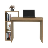 Britt 43" Wide Writting Desk, Dark Walnut