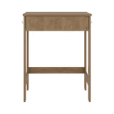 Hills Computer Desk with 2 Side Shelves and Spacious Worksurface, Modern Desk for Home Office, Study, or Bedroom, Ideal for Laptops, Monitors, and Writing Materials, Easy-Access Storage