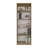 TUHOME Home Bookcase with Four Spacious Open Shelves Offering Modern Display Space for Books, Collectibles and Decorative Items with Contemporary Design and Durable Engineered Wood Construction for Stylish Home Organization
