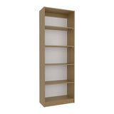 TUHOME Home Bookcase with Four Spacious Open Shelves Offering Modern Display Space for Books, Collectibles and Decorative Items with Contemporary Design and Durable Engineered Wood Construction for Stylish Home Organization