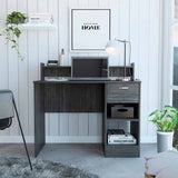 Tuhome Manaos Writing Computer Desk with Multiple Shelves, One Drawer, Modern and Compact Design, Ideal for Home Office, Study, or Small Spaces
