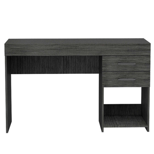 Tuhome Ibare Two Drawer Computer Desk with One Lower Shelf, Compact and Functional Design, Ideal for Small Workspaces, Home Office, or Study
