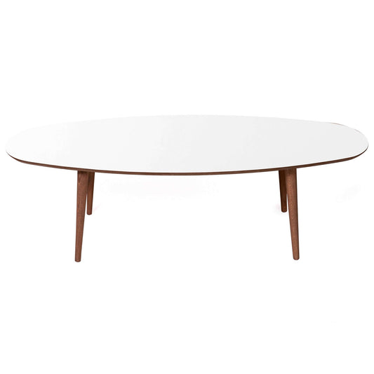 Carsen Mid-Century Modern Oval Center Table