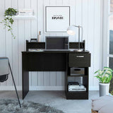 Tuhome Manaos Writing Computer Desk with Multiple Shelves, One Drawer, Modern and Compact Design, Ideal for Home Office, Study, or Small Spaces