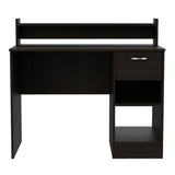 Tuhome Manaos Writing Computer Desk with Multiple Shelves, One Drawer, Modern and Compact Design, Ideal for Home Office, Study, or Small Spaces