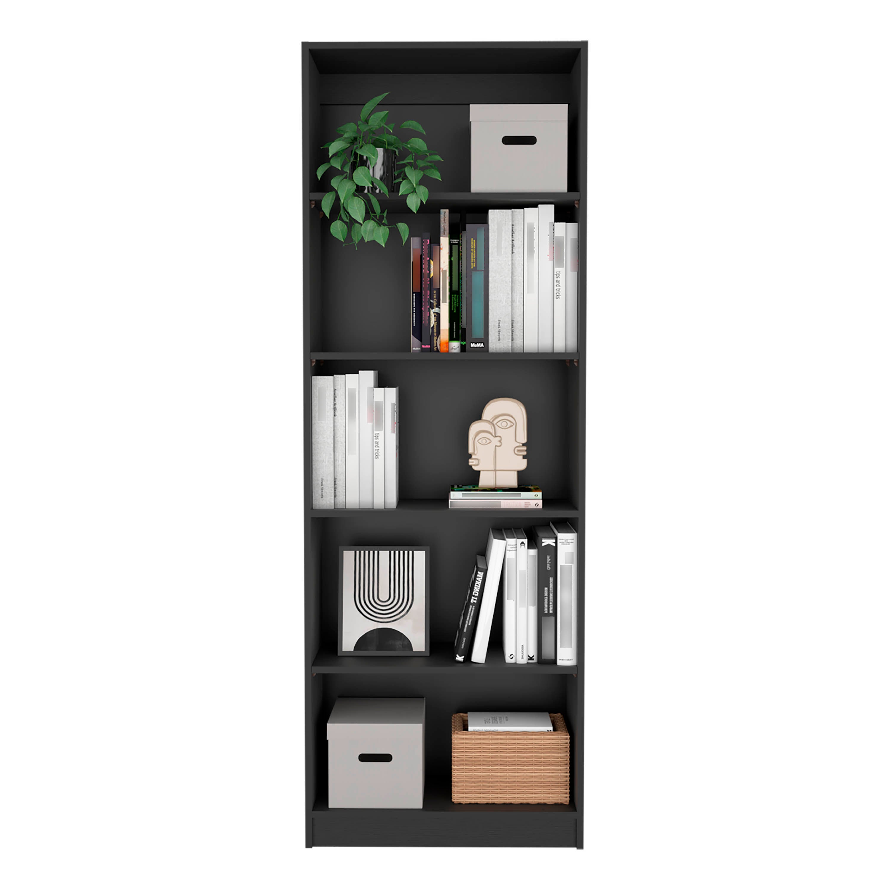 Home 4 Shelves Bookcase