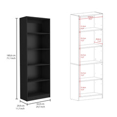 Home 4 Shelves Bookcase