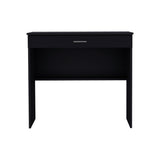 80 C Writting Desk, Compact Workstation with Drawer and Lower Shelf White