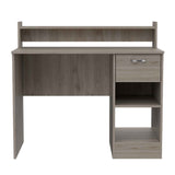 Tuhome Manaos Writing Computer Desk with Multiple Shelves, One Drawer, Modern and Compact Design, Ideal for Home Office, Study, or Small Spaces