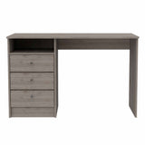 Andalucia 3 Drawer Computer Desk, One Shelf