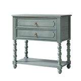 Multi-Functional Wooden Nightstand with USB & Open Shelf(Optional Types)