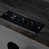 Multi-Functional Wooden Nightstand with USB & Open Shelf(Optional Types)