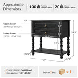 Multi-Functional Wooden Nightstand with USB & Open Shelf(Optional Types)