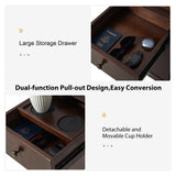 Vira End Table with Storage and Built-in Outlets(Optional Types)