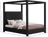 Eden Canopy Bed - Luxury Boucle Fabric Design for Serene Sleep, Elegant Style, and Cozy Retreat