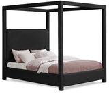 Eden Canopy Bed - Luxury Boucle Fabric Design for Serene Sleep, Elegant Style, and Cozy Retreat