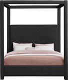 Eden Canopy Bed - Luxury Boucle Fabric Design for Serene Sleep, Elegant Style, and Cozy Retreat