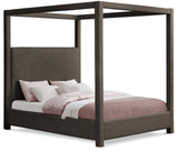 Eden Canopy Bed - Luxury Boucle Fabric Design for Serene Sleep, Elegant Style, and Cozy Retreat