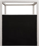 Eden Canopy Bed - Luxury Boucle Fabric Design for Serene Sleep, Elegant Style, and Cozy Retreat