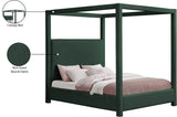 Eden Canopy Bed - Luxury Boucle Fabric Design for Serene Sleep, Elegant Style, and Cozy Retreat