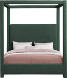 Eden Canopy Bed - Luxury Boucle Fabric Design for Serene Sleep, Elegant Style, and Cozy Retreat