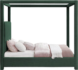 Eden Canopy Bed - Luxury Boucle Fabric Design for Serene Sleep, Elegant Style, and Cozy Retreat