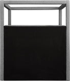 Eden Canopy Bed - Luxury Boucle Fabric Design for Serene Sleep, Elegant Style, and Cozy Retreat