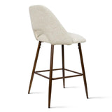 Edwin 26" Modern Upholstered Counter Stool (Set of 3)