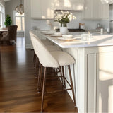 Edwin 26" Modern Upholstered Counter Stool (Set of 3)