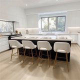 Edwin Boucle Upholstered Counter Stool (Set of 3)