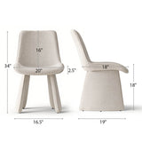 Elsa Modern Upholstered Dining Chairs (Set of 4)
