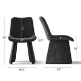 Elsa Modern Upholstered Dining Chairs (Set of 2)
