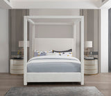 Emerson Luxurious Mid Century Modern Canopy Bed Frame for Ultimate Comfort and Style in Bedrooms