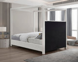 Emerson Luxurious Mid Century Modern Canopy Bed Frame for Ultimate Comfort and Style in Bedrooms