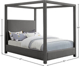 Emerson Luxurious Mid Century Modern Canopy Bed Frame for Ultimate Comfort and Style in Bedrooms