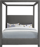 Emerson Luxurious Mid Century Modern Canopy Bed Frame for Ultimate Comfort and Style in Bedrooms