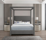 Emerson Luxurious Mid Century Modern Canopy Bed Frame for Ultimate Comfort and Style in Bedrooms